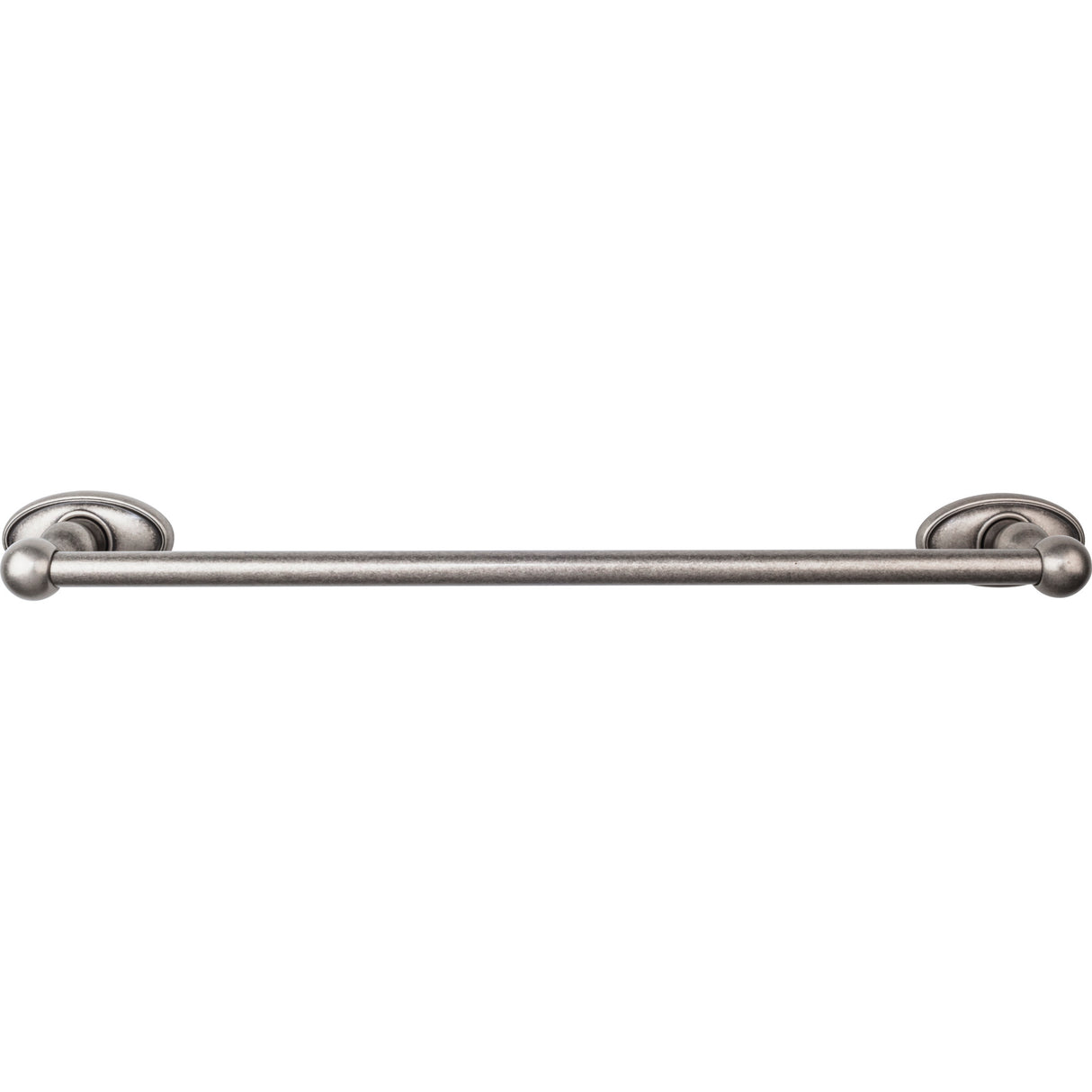 Top Knobs ED6APC TOP BATH (R) Edwardian Bath Single 20 1/2" Wall Mounted Towel Bar Antique Pewter