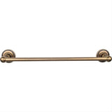 Top Knobs ED6GBZA ED6 Edwardian Bath Towel Bar 18 In. Single - Beaded Bplate German Bronze