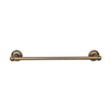 Top Knobs ED6GBZE Edwardian Bath Towel Bar 18" Single Ribbon Backplate German Bronze