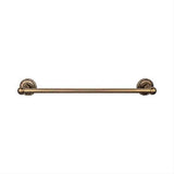 Top Knobs ED6GBZF Edwardian Bath Towel Bar 18" Single Rope Backplate German Bronze