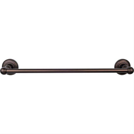 Top Knobs ED6ORBD ED6D Edwardian Bath Towel Bar 18 Inch Oil Rubbed Bronze