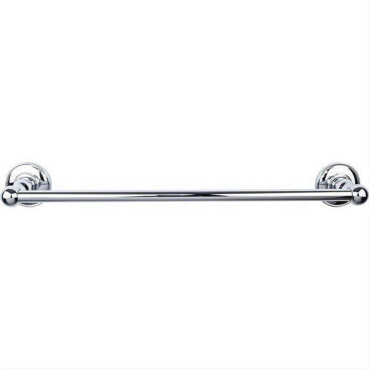 Top Knobs ED6PCD ED6D Edwardian Bath Towel Bar 18 Inch Polished Chrome