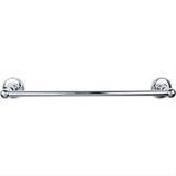 Top Knobs ED6PCD ED6D Edwardian Bath Towel Bar 18 Inch Polished Chrome