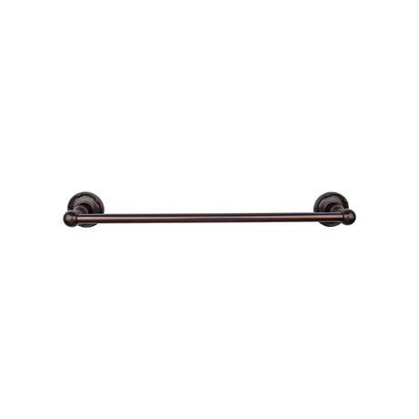 Top Knobs ED8ORBE TOP BATH (R) Edwardian Bath Single 26 1/2" Wall Mounted Towel Bar Oil Rubbed Bronze