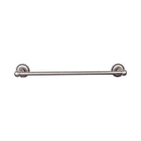 Top Knobs ED8APA Edwardian Bath Towel Bar 24" Single Beaded Backplate Antique Pewter