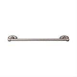 Top Knobs ED8APC Edwardian Bath Towel Bar 24" Single Oval Backplate Antique Pewter