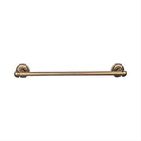 Top Knobs ED8GBZA Edwardian Bath Towel Bar 24" Single Beaded Backplate German Bronze