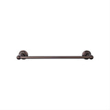 Top Knobs ED8ORBB ED8B Edwardian Bath Towel Bar 24 Inch Single - Hex Backplate Oil Rubbed Bronze