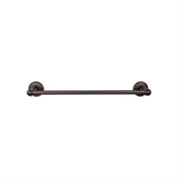 Top Knobs ED8ORBD ED8D Edwardian Bath Towel Bar 24 Inch Single - Plain Bplate German Bronze Oil Rubbed Bronze