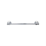 Top Knobs ED8PCD ED8D Edwardian Bath Towel Bar 24 Inch Single - Plain Bplate German Bronze Polished Chrome