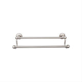 Top Knobs ED9BSNA ED9A Edwardian Bath Towel Bar 24 In. Double - Beaded Bplate German Bronze Brushed Satin Nickel