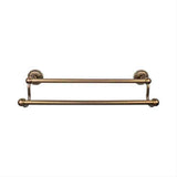 Top Knobs ED9GBZF Edwardian Bath Towel Bar 24" Double Rope Backplate German Bronze