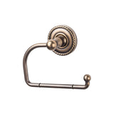Top Knobs Edwardian Bath Euro Toilet Paper Holder Rope Backplate