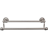 Top Knobs Edwardian Bath Towel Bar 18" Double Ribbon Backplate