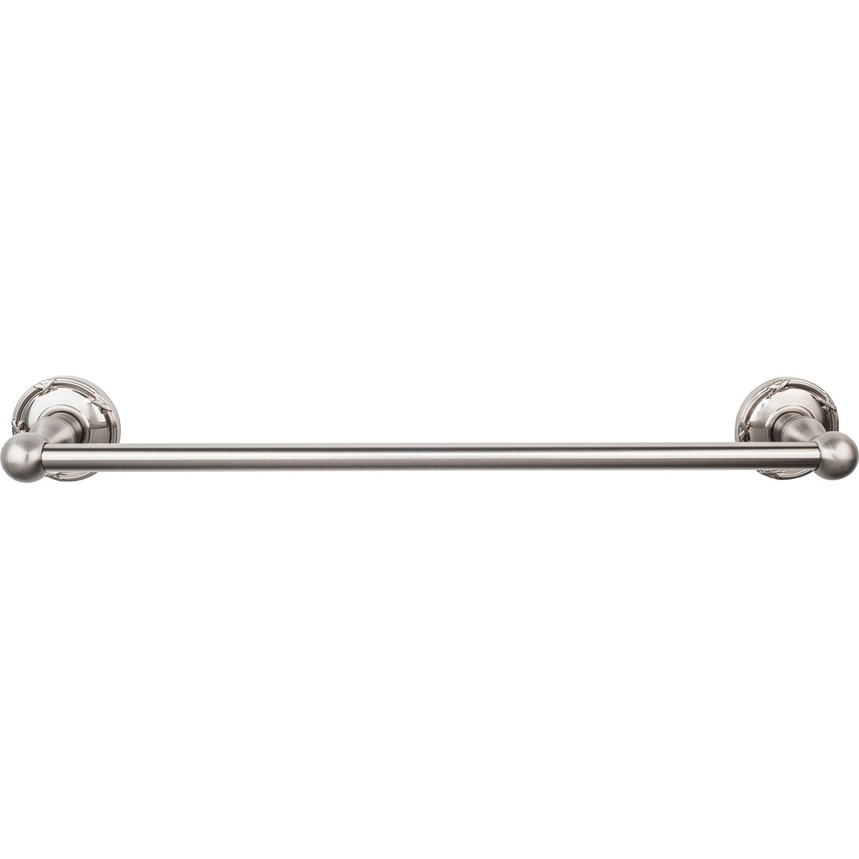 Top Knobs Edwardian Bath Towel Bar 18" Single Ribbon Backplate