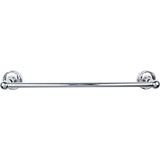 Top Knobs Edwardian Bath Towel Bar 18" Single Ribbon Backplate