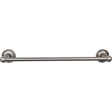 Top Knobs Edwardian Bath Towel Bar 18" Single Ribbon Backplate
