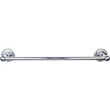 Top Knobs Edwardian Bath Towel Bar 18" Single Rope Backplate