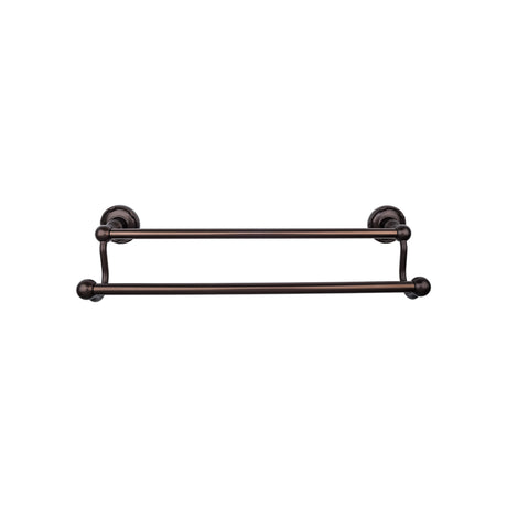 Top Knobs ED9ORBE TOP BATH (R) Edwardian Bath Double 26 1/2" Wall Mounted Towel Bar Oil Rubbed Bronze