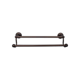 Top Knobs Edwardian Bath Towel Bar 24" Double Rope Backplate