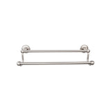 Top Knobs Edwardian Bath Towel Bar 30" Double Beaded Backplate