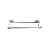 Top Knobs Edwardian Bath Towel Bar 30" Double Oval Backplate
