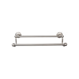 Top Knobs Edwardian Bath Towel Bar 30" Double Plain Backplate