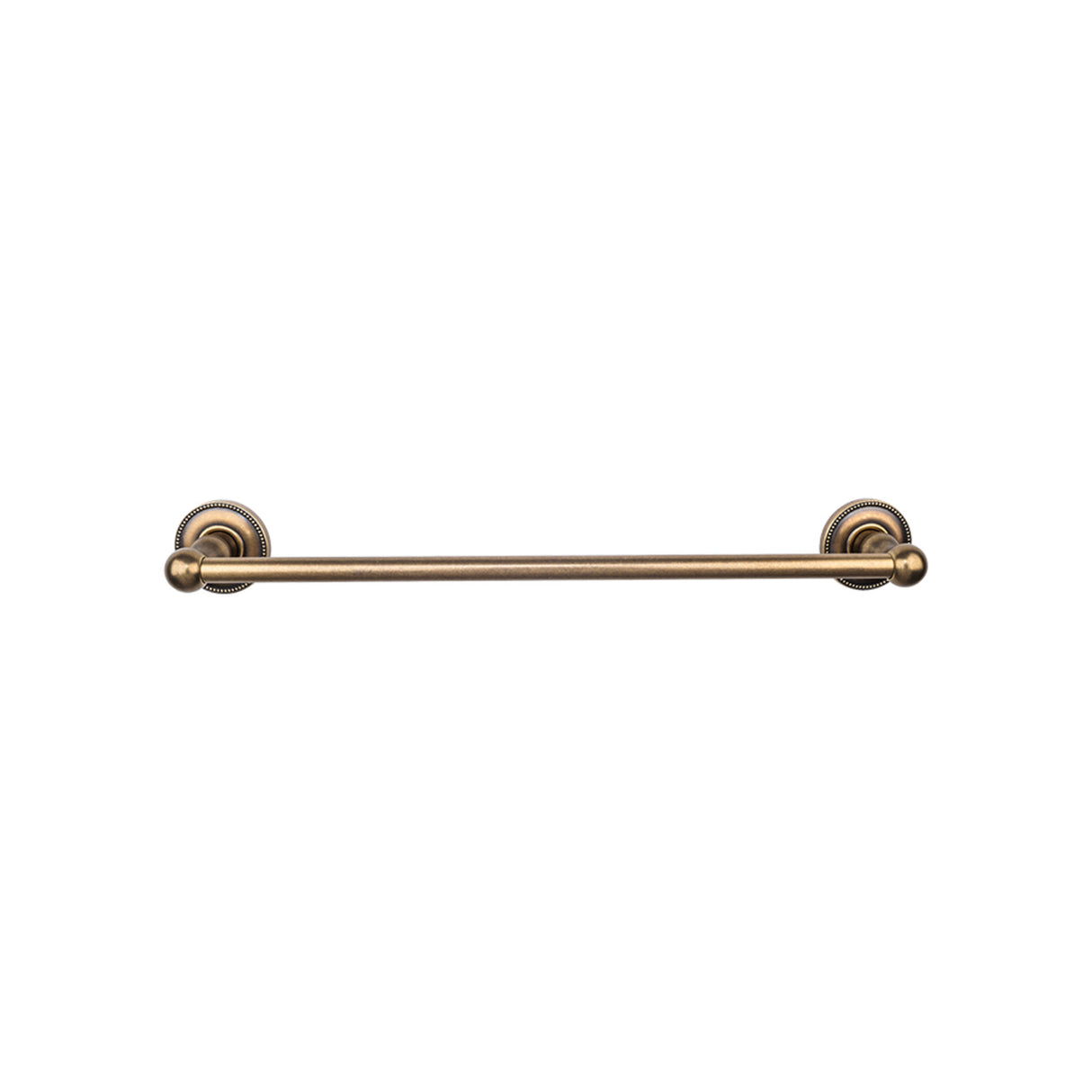 Top Knobs Edwardian Bath Towel Bar 30" Single Beaded Backplate