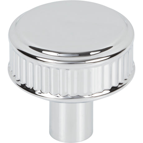 Top Knobs TK3290PC Elland 1 1/4" Length Round Knob Polished Chrome
