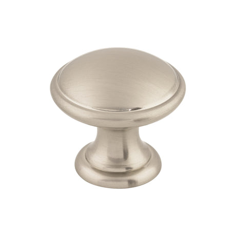 Top Knobs M1581 Rounded 1 1/4" Diameter Round Knob Brushed Satin Nickel