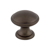 Top Knobs M1224 Rounded 1 1/4" Diameter Round Knob Oil Rubbed Bronze