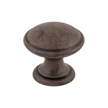 Top Knobs M1225 Rounded 1 1/4" Diameter Round Knob Patina Rouge