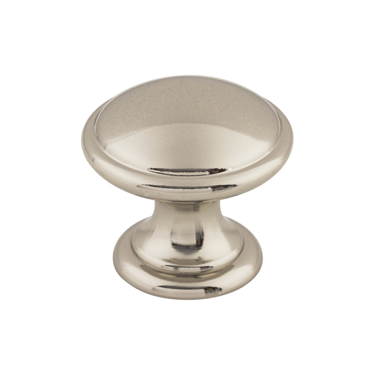 Top Knobs M1582 Rounded 1 1/4" Diameter Round Knob Polished Nickel