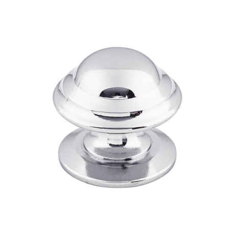 Top Knobs M1612 Empress 1 3/8" Diameter Round Knob Polished Chrome