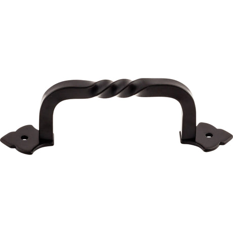 Top Knobs Fixed Norman Crest Cabinet Pull 4" Center to Center