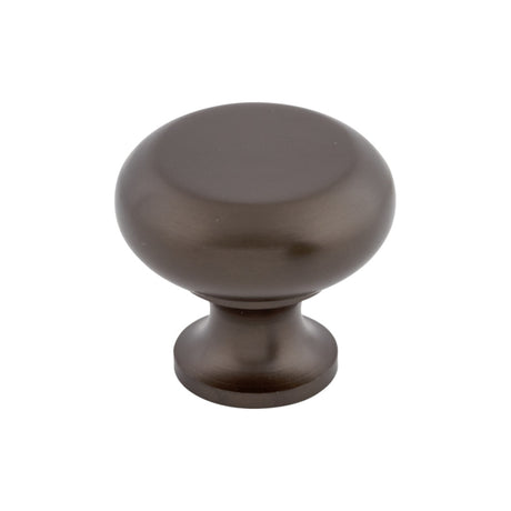 Top Knobs M754 Flat Faced 1 1/4" Diameter Round Knob Oil Rubbed Bronze