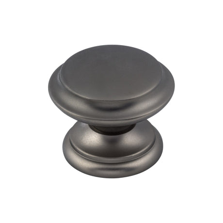 Top Knobs M2162 Flat Top 1 3/8" Diameter Round Knob Ash Gray