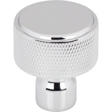 Top Knobs TK3260PC Garrison 1 1/8" Length Round Knob Polished Chrome