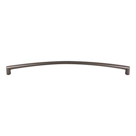 Top Knobs Griggs 12 inch center-to-center cabinet pull in ash gray