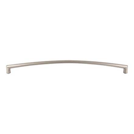 Top Knobs Griggs 12 inch center-to-center cabinet pull in brushed satin nickel