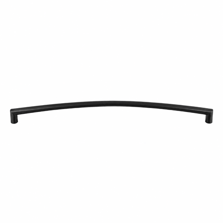 Top Knobs Griggs 12 inch center-to-center cabinet pull in flat black