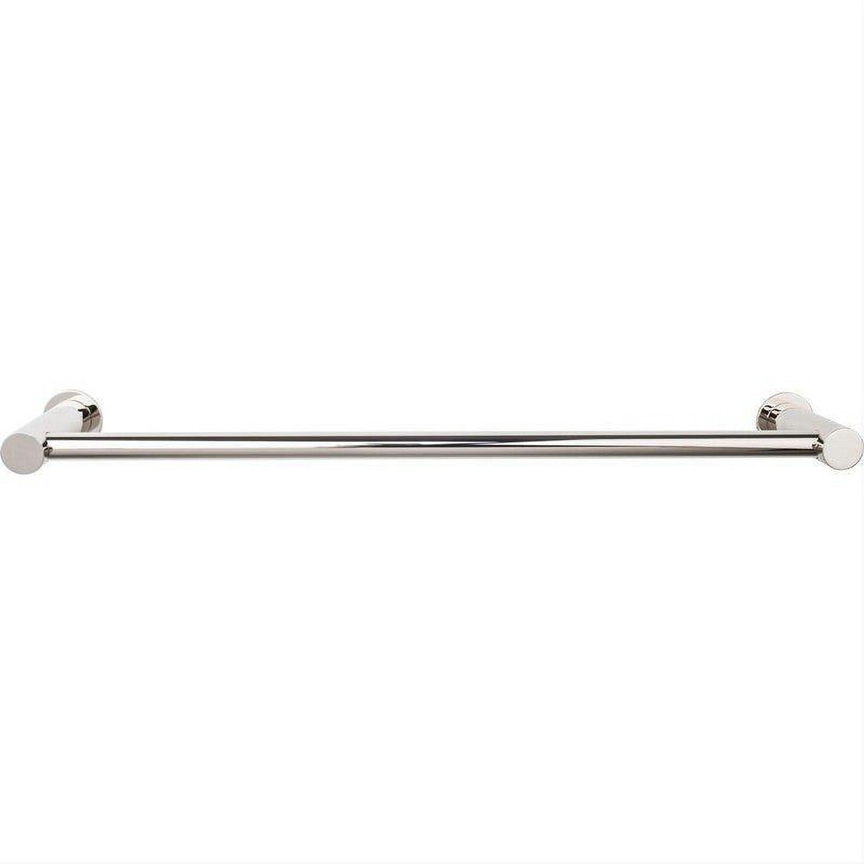 Top Knobs HOP10PN HOP10 Hopewell Bath Towel Bar 30 Inch Single Polished Nickel
