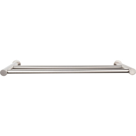 Top Knobs HOP11BSN TOP BATH (R) Hopewell Bath Double 31 1/2" Wall Mounted Towel Bar Brushed Satin Nickel