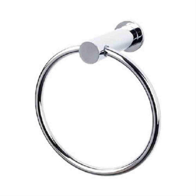 Top Knobs HOP5PC HOP5 Hopewell Towel Ring Polished Chrome