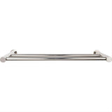 Top Knobs HOP7PN HOP7 Hopewell Bath Towel Bar 18 Inch Double Polished Nickel