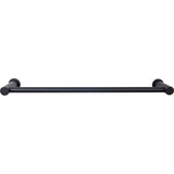 Top Knobs HOP8BLK TOP BATH (R) Hopewell Bath Single 25 1/2" Wall Mounted Towel Bar Flat Black