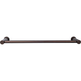 Top Knobs HOP8ORB TOP BATH (R) Hopewell Bath Single 25 1/2" Wall Mounted Towel Bar Oil Rubbed Bronze
