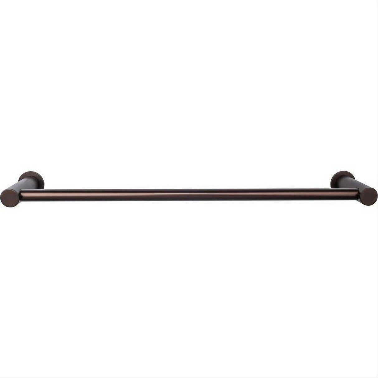 Top Knobs HOP8ORB HOP8 Hopewell Bath Towel Bar 24 Inch Single Oil Rubbed Bronze