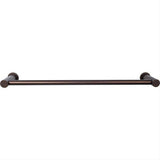 Top Knobs HOP8ORB HOP8 Hopewell Bath Towel Bar 24 Inch Single Oil Rubbed Bronze