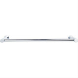 Top Knobs HOP8PC HOP8 Hopewell Bath Towel Bar 24 Inch Single Polished Chrome